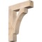 Ekena Millwork Legacy Block Smooth Bracket, Douglas Fir, 5 1/2"W x 26"D x 34"H BKT06X26X34LEC05SDF - alternate 1